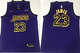 Lakers 23 Lebron James Purple 2018 19 City Edition Nike Swingman Jersey,baseball caps,new era cap wholesale,wholesale hats